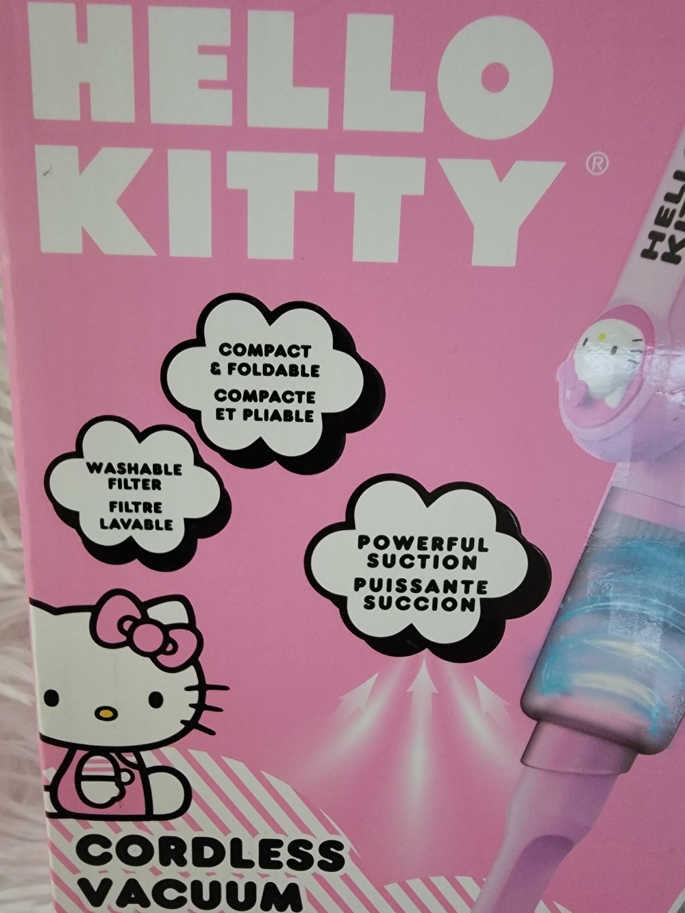 🆕️🎀 Hello Kitty Pink Cordless Vacuum Cleaner 💖 Cute For Vanity Or Office Desk - Picture 4 of 16